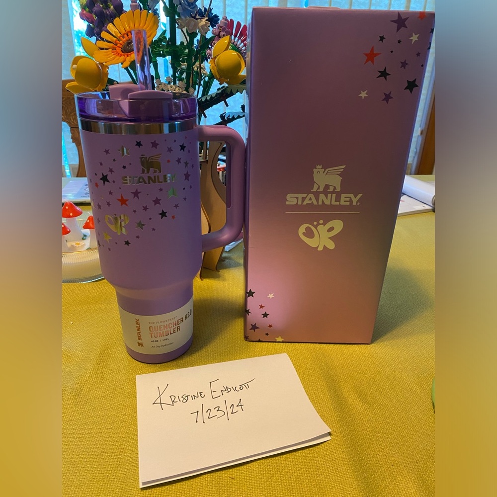 Stanley Limited Edition Olivia Rodriguez Purple Star Tumbler